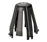 hellermanntyton HellermannTyton Entretoise de plafond noire, PA66GF15 BK 10 SpotClipII 148-00098 Quantité:1