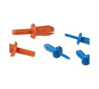 hellermanntyton HellermannTyton Rivet à expansion 3,8-4,2 mm PA6 bleu HTWD-R4 Quantité:1000