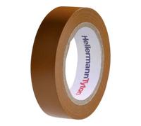 hellermanntyton HellermannTyton Ruban isolant PVC marron Flex 15-BR15x10m Quantité:1