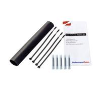 HellermannTyton Raccordement thermorétractable LVRK-24/6-200-POX-BK 380-04019 avec raccords à vis