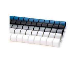 hellermanntyton HellermannTyton Tuyau avec outil spirale, noir HWPP30 PP BK 25 Quantité:25