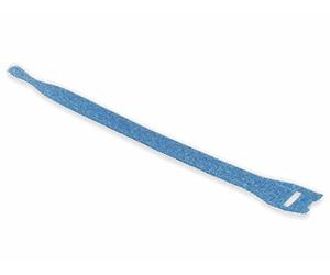 HellermannTyton - Lot de 10 Colliers Textiles Ré-ouvrables Bleu