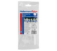 HellermannTyton - Lot de 10 étiquettes d'identification 100x2,3mm avec Colliers Un Stylo indélébile Inclus