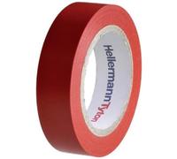 HellermannTyton - Lot de 10 Rubans Isolant de 10m et de Largeur 15mm Rouge