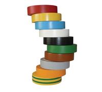 HellermannTyton - Lot de 10 rubans isolants électriques HelaTape Flex 15, ruban PVC tout usage. Conforme aux exigeances de l'IEC, Longueur 10m