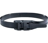 HellermannTyton - Lot de 100 colliers noir à tête plate PA11 123X9mm ROBUSTO LPH922