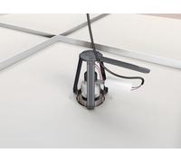 HellermannTyton - Lot de 5 SPOTCLIP III H130MM - Downlight Cover pour spots encastrés avec Ø 62-120 mm noir