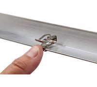 HellermannTyton MSC2-SS304-ML Clip pour bord de tôle 151-00982