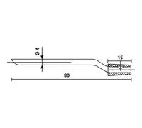 HellermannTyton NA4/5 PRONG-ML Mandrins de rechange Contenu: 1 pc(s)