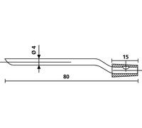 HellermannTyton NA4/5 PRONG-ML Mandrins de rechange Contenu: 1 pc(s)