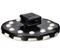 HellermannTyton PMB5-PA66HS-BK Embase pour adhésif liquide colles pâteuses, colles liquides 151-02255 résistant à la chaleur noir