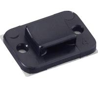 HellermannTyton TY3G1S-W-C1 Embase de fixation autocollant, vissable 151-11310 sans halogène, stabilisé aux UV, résistant aux