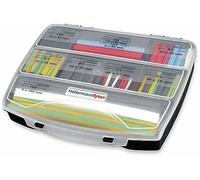 HellermannTyton 380-03005 Gaine thermorétractable sans colle noir, bleu, bleu (Blue Line), blanc, vert, jaune Taux de