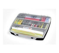 HellermannTyton Gaine thermorétractable sans colle 380-03005 Noir/Bleu (Blue Line)/Blanc/Vert/Jaune