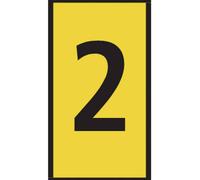 HellermannTyton WIC0-2-PA66-YE Clip de marquage Impression 2 561-00624