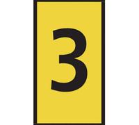 HellermannTyton WIC0-3-PA66-YE Clip de marquage Impression 3 561-00634