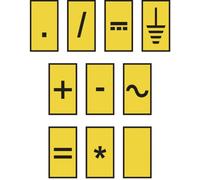 HellermannTyton WIC0-SIGN-PA66-YE Clip de marquage 561-00004