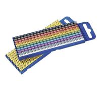 HellermannTyton WIC2-0-9-PA-CC-T1 Clip de marquage Impression 0-9 Plage de Ø extérieur 2.8 à 3.80 mm 561-02100