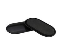 Hellery 2 Disques de Glisse Abdominaux Core Sliders, Disques de Glisse Portables pour Le Renforcement Musculaire et L'entraînement Pilates à Domicile, noir