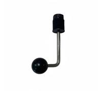 Hellery 2 Pièces Cymbal Stand Clamp Support Batterie Articulation Flexible Accessoire Musique Structure Alliage Métallique Adaptée aux Batteurs Performance, Support De Cymbale À Angle Droit 46MM
