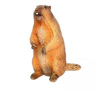 Hellery 3x Marmotte Jouet Simulation Modèle Animal à Collectionner Figurine Ornement pour Bureau Chambre Salon Cadeaux D'anniversaire Activités