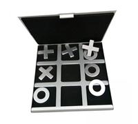 Hellery 4x Jeu Traditionnel En Métal 1 Jeu D'interaction Mini Interactif Board Chess Jeu pour D'anniversaire
