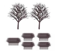 Hellery 6x 70x Mini Arbres Modèles Diorama, Arbre de Fournitures de Diorama de 2,36 Pouces, Modèle D'arbres Miniatures de Diorama de Paysage pour Modèle de Co