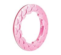 Hellery Antivol à Cassette pour Vélo, Cache-Volant en Alliage D'aluminium, Installation Facile, Pièce de Vélo de Route pour Système de Base, Rose
