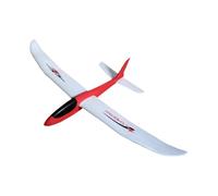 Hellery Avion Jouet, Avion à Lancer de La Mousse, Avion de Loisir Robuste et Compact, Jouet Volant, Planeur pour Les Enfants de 3 à 12 Ans, Rouge