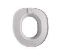 Hellery Bac à Litière pour Chat Kit d'apprentissage Toilettes Siège d'Entraînement Insert Amovible Réglable PP Compatible Toilettes Rondes et Longues Adapté aux Propriétaires de Chats, Gray