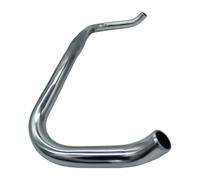 Hellery Bike de Guidon de Vélo de Route Goidon Professionnel Cycliste Vélo de Road de Barreau de Barreau de La Course Bullhorn, Argent