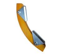 Hellery Bloc de Percussion en Bois Click Percussion, Bloc de Rimshot en Bois, Rehausseur de Cercles de Caisse Claire Portable pour La Scène, Jaune