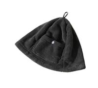 Hellery Bonnet de Sauna, Bonnet de pour Femmes et Hommes, pour Protéger La Tête, Bonnet de Bain Simple, Bonnet Russe pour La et Le, Gris Foncé