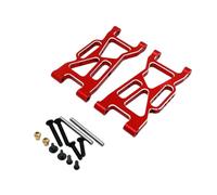 Hellery Bras de Véhicule Triangle Avant Inférieur Pièce de Châssis Remplacement Kit Complet Aluminium 6061 Anodisé Finition Usinée Réduit Masse Non Suspendue, Rouge