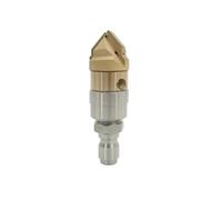 Hellery Buse Haute Pression de Nettoyage de Canalisation Rotative Construction Métal Lourd Section Centrale en Laiton Résistance à l'Usure, 30L, 3/8 Raccord Rapide Alliage