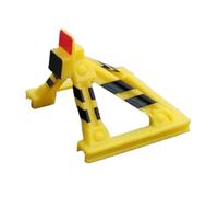 Hellery Butoirs de Rails pour Train Miniature, Arrêts Voie en Plastique, Éléments Décoration Scène, Stoppeurs Terminus Modélisme pour Réseau Ferroviaire, Accessoire Réseau Miniature