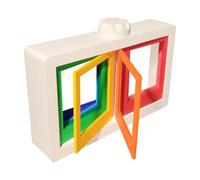 Hellery Cadre Photo Rotatif Cadres Intérieurs Colorés Multicche Cadre Photo Rotatif Original pr Commode, Angle Studio