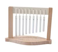 Hellery Carillon éolien Musical à Une Rangée, Outil Pédagogique, Carillon à Barre Portable, Instrument de Musique pour La Performance, La Pratique Préscolaire