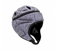 Hellery Casque Rugby Mentonnière Réglable Antichoc Casque Rugby Léger pr Enfants,
