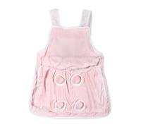 Hellery Cat Cuddle Apron Tablier Porte Chat Harnais Poche Kangourou Sac Ventral Matière Anti Poils et Intérieur Douillet Adapté au Toilettage Léger Détente à, Pink