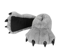 Hellery Chaussons D'animaux Moelleux Pelucheux, Pantfles En Forme Pae D'rs, D, Chaussures, pr, Chambre, Dortoir,