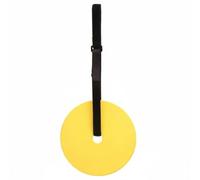 Hellery Cible d'Entraînement Disque Précision Football Cible Suspendue Passe Ajustable TPE Installation Simple Convient aux Exercices de Précision Préparation Physique Jardin Stade, Jaune