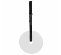 Hellery Cible d'Entraînement Disque Précision Football Cible Suspendue Passe Ajustable TPE Installation Simple Convient aux Exercices de Précision Préparation Physique Jardin Stade, Blanc