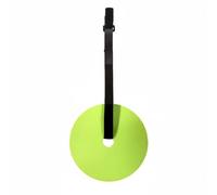 Hellery Cible d'Entraînement Disque Précision Football Cible Suspendue Passe Ajustable TPE Installation Simple Convient aux Exercices de Précision Préparation Physique Jardin Stade, Vert Fluorescent