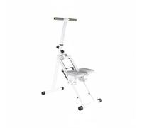 Hellery Climbing Machine Appareil d'escalade Stepper Vertical Machine d'exercice Grimpeur Cardio avec Corde Élastique Affichage de Données Pliable, Poignée Droite