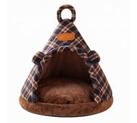Hellery Coussin Amovible Confortable | Structure Fermée Chaleureuse, pour Chien, lon, Bleu, S