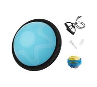 Hellery Demi-ballon de D'équilibre, Antidérapant, 46 Cm, Ballon de Fitness Multifonctionnel, Accessoire D'entraînement pour Le Bureau, Les Pompes, Bleu