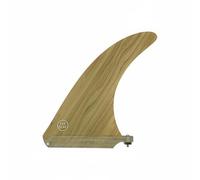 Hellery Dérive de Surf Aileron de Planche Aile Centrale Accessoire Longboard Cœur en Fibre de Verre et Finition Bambou pour Équilibre Entre Suivi et