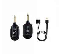 Hellery Émetteur Récepteur sans Fil Guitare Système Audio Adaptateur Instrument Transmetteur Latence Inférieure à 4ms et Portée 30m en Compatible Guitares