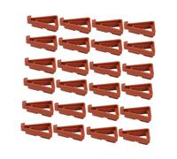 Hellery Ensemble de 24 Pièces Comprenant des Rehausseurs, des Pieds et des Supports pour Pots de Fleurs, pour Le Jardin, et Le Balcon ; Triangles, Rouge 9.2 X 7.1 X 2.7 Cm